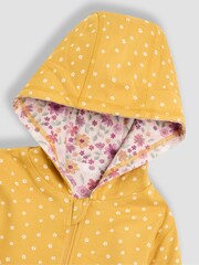 JoJo Maman Bébé Yellow Appliqué Reversible Hoodie - Image 7 of 7