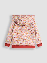 JoJo Maman Bébé Orange Appliqué Reversible Hoodie - Image 5 of 9