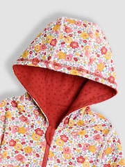 JoJo Maman Bébé Orange Appliqué Reversible Hoodie - Image 7 of 9