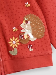 JoJo Maman Bébé Orange Appliqué Reversible Hoodie - Image 8 of 9