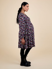 Jojo Maman Bébé Black Button Through Dress - Image 2 of 5