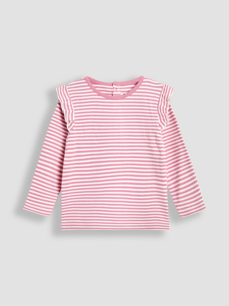 Pink - JoJo Maman Bébé 2-Pack Tops - Bild 2 von 7