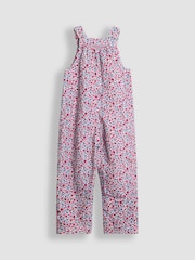 Jojo Maman Bébé Pink Printed Dungarees - Image 2 of 3