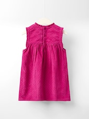 Jojo Maman Bébé Purple Cord Dress - Image 2 of 4