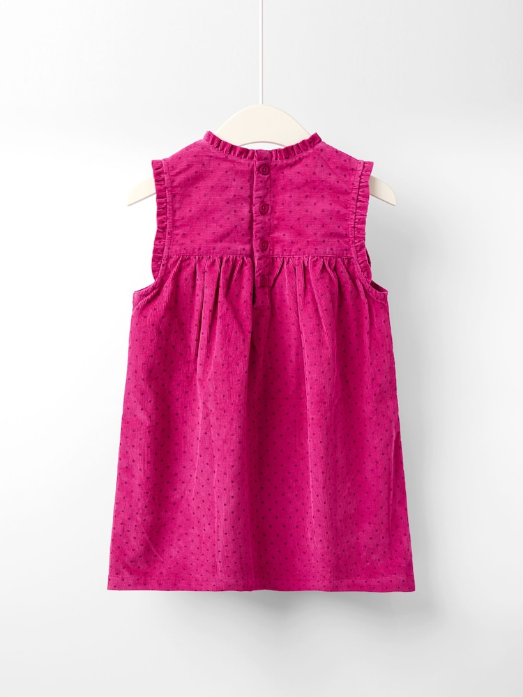 Jojo Maman Bébé Purple Cord Dress - Image 2 of 4