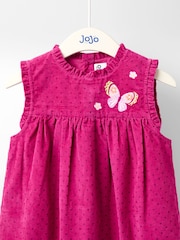 Jojo Maman Bébé Purple Cord Dress - Image 3 of 4