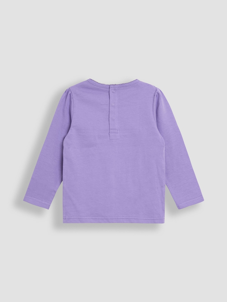 Lila - JoJo Maman Bébé 3-Pack Pretty Tops - Bild 7 von 7