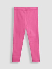 JoJo Maman Bébé Fuchsia Pink Fleece-Lined Leggings 2 Pack - Image 5 of 7