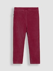 JoJo Maman Bébé Purple 2-Pack Jersey Cord Jeggings - Image 5 of 5
