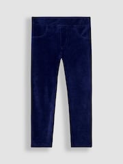 JoJo Maman Bébé Purple Light 2-Pack Jersey Cord Jeggings - Image 4 of 5