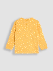 JoJo Maman Bébé Yellow Appliqué Top - Image 2 of 3