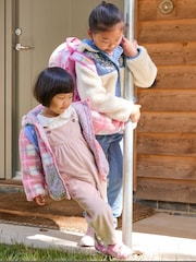 JoJo Maman Bébé Pink Chunky Cord Dungarees - Image 2 of 7