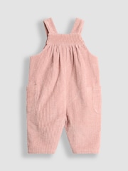 JoJo Maman Bébé Pink Chunky Cord Dungarees - Image 6 of 7