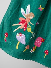 Jojo Maman Bébé Green Cord Dress - Image 4 of 4