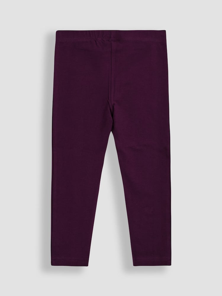 JoJo Maman Bébé Plum Purple 2-Pack Ditsy Floral Leggings - Image 5 of 5 JoJo Maman Bébé Plum Purple 2-Pack Ditsy Floral Leggings - Image 5 of 5