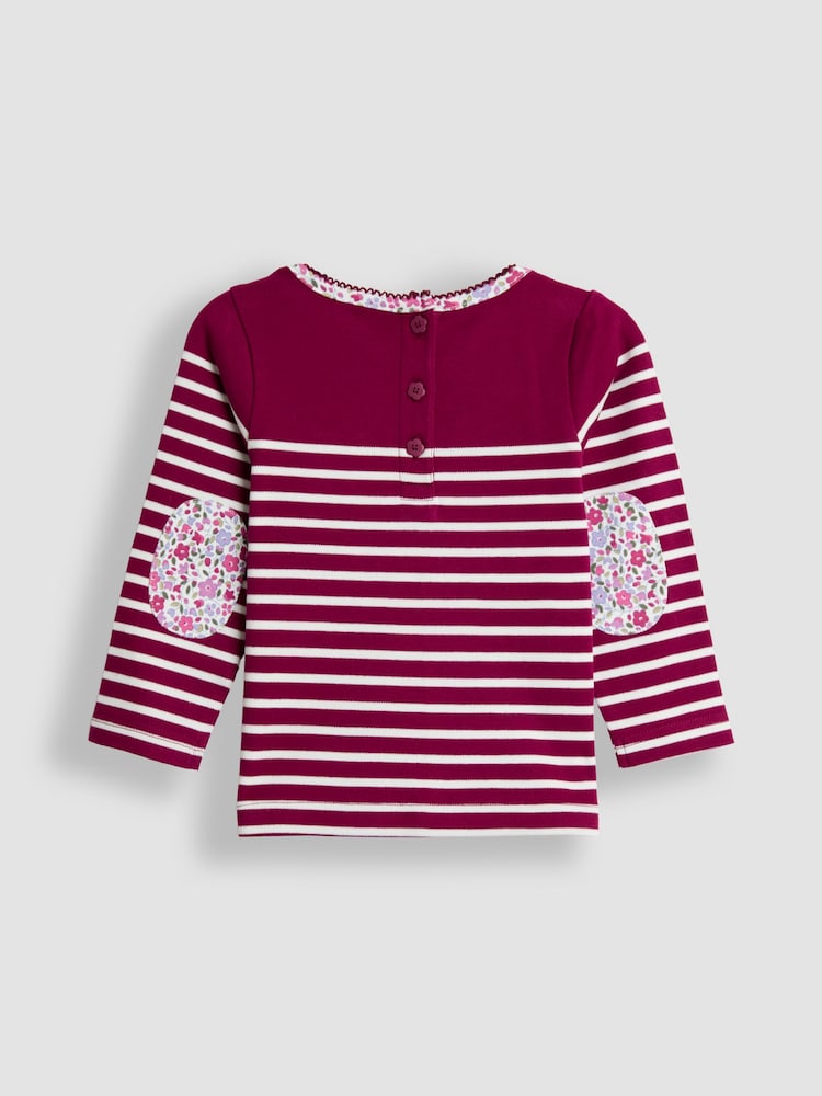 JoJo Maman Bébé Red Breton Top - Image 2 of 3 JoJo Maman Bébé Red Breton Top - Image 2 of 3