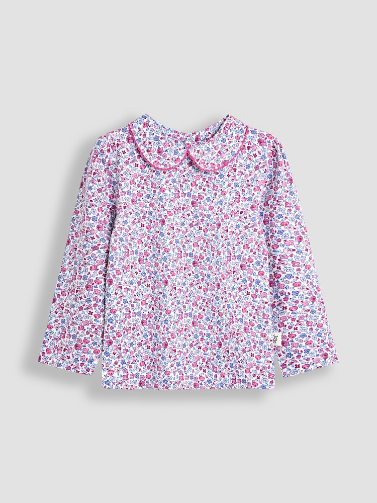 JoJo Maman Bébé Pink Peter Pan Top - Image 1 of 4