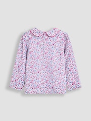 JoJo Maman Bébé Pink Peter Pan Top - Image 2 of 4