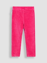 JoJo Maman Bébé Pink Dark 2-Pack Jersey Cord Jeggings - Image 3 of 5