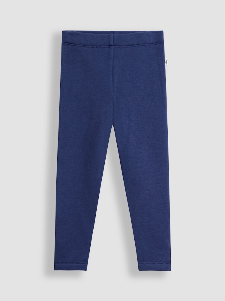 JoJo Maman Bébé Berry Pink Fleece-Lined Leggings 2 Pack - Image 2 of 7 JoJo Maman Bébé Berry Pink Fleece-Lined Leggings 2 Pack - Image 2 of 7