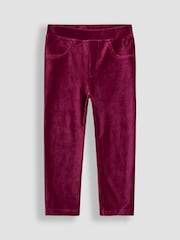 JoJo Maman Bébé Blue 2-Pack Jersey Cord Jeggings - Image 2 of 5