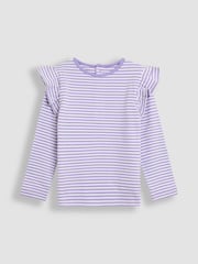 Lila - JoJo Maman Bébé 2-Pack Tops - Bild 4 von 7
