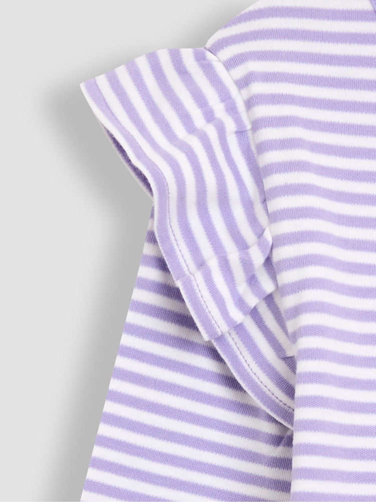 Lila - JoJo Maman Bébé 2-Pack Tops - Bild 7 von 7