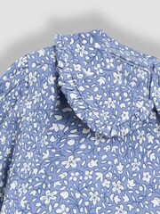 Blau - JoJo Maman Bébé 2-Pack Printed Collar Tops - Bild 5 von 6