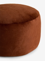 Orange Faux Drum Footstool - Image 5 of 5