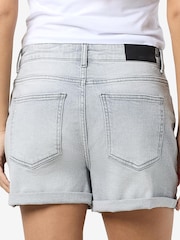 NOISY MAY Grey High Waist Denim Shorts - Image 5 of 5