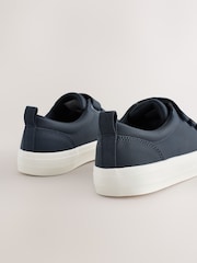 Navy Standard Fit (F) Touch Fastening Smart Casual Trainers - Image 3 of 5
