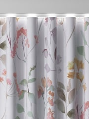 Cream/Pink/Green Isla Floral Made to Measure Curtains - Image 9 of 9