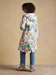 Joules Holkham Floral Waterproof Packable Raincoat With Hood - Image 2 of 12