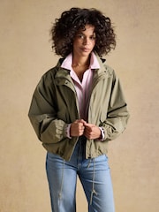 Joules Hove Khaki Green Waterproof Windbreaker Jacket - Image 11 of 16