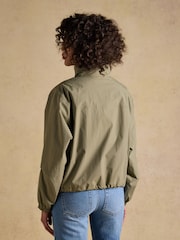 Joules Hove Khaki Green Waterproof Windbreaker Jacket - Image 7 of 16