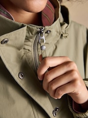 Joules Hove Khaki Green Waterproof Windbreaker Jacket - Image 9 of 16