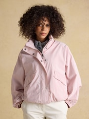 Joules Hove Pink Waterproof Windbreaker Jacket - Image 1 of 8