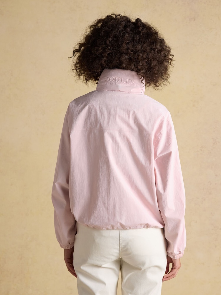 Joules Hove Pink Waterproof Windbreaker Jacket - Image 2 of 8
