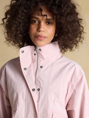 Joules Hove Pink Waterproof Windbreaker Jacket - Image 3 of 8