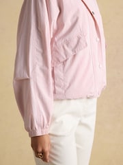 Joules Hove Pink Waterproof Windbreaker Jacket - Image 5 of 8