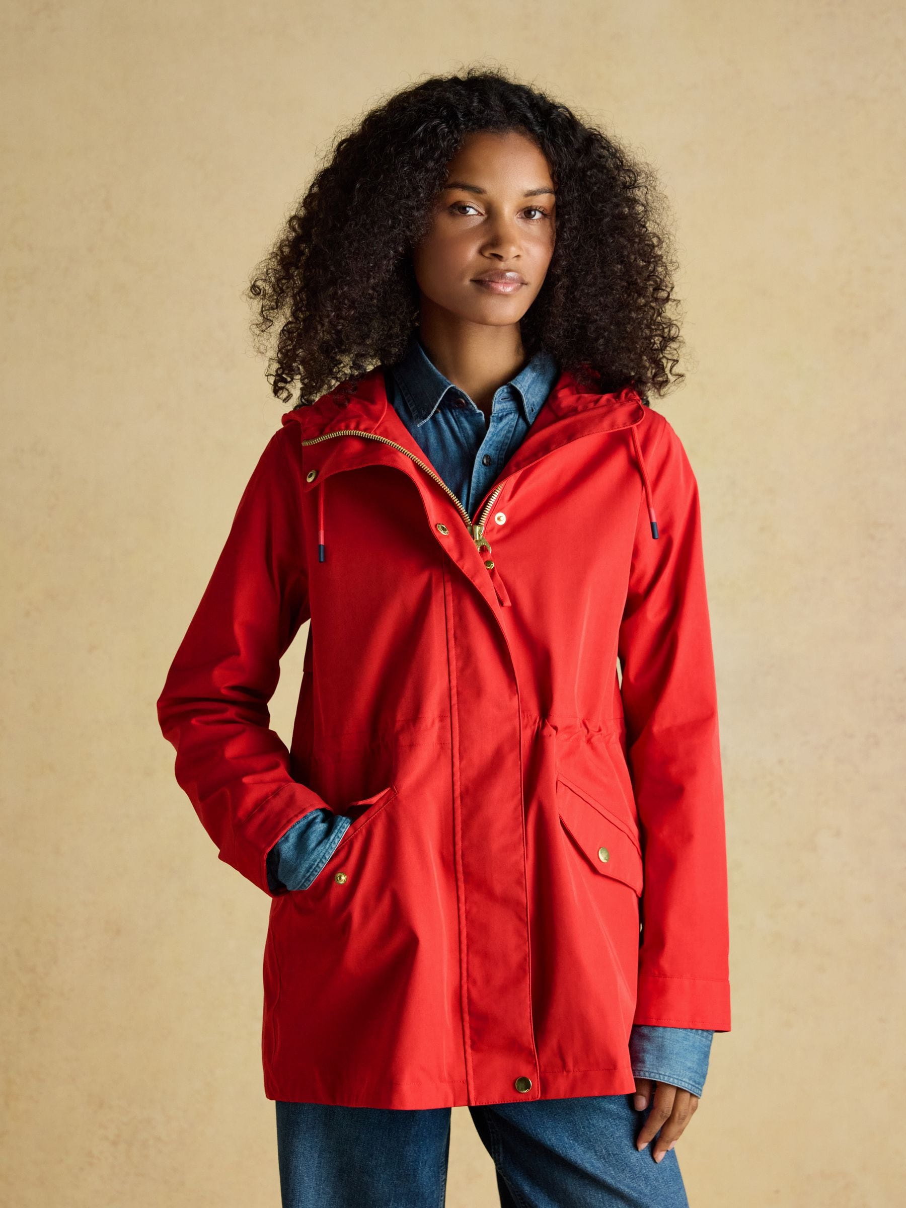 Buy Joules Portwell Red Hooded Waterproof Raincoat from Next Malaysia