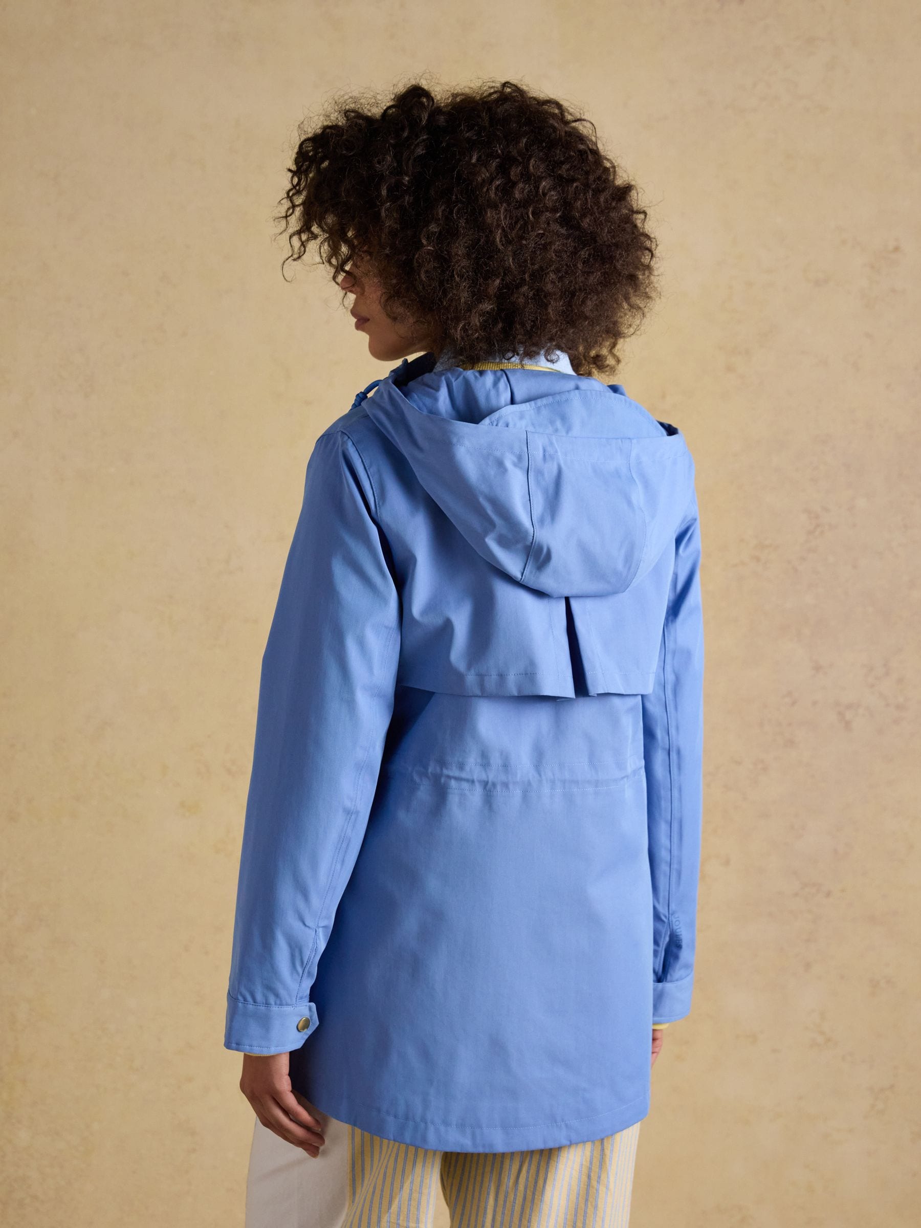 Buy Joules Portwell Blue Hooded Waterproof Raincoat from Next USA