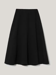 Jigsaw Black Structured Jersey Skirt - Image 4 of 4