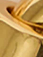 Jigsaw Gold Tone Round Link Chain Necklace - Image 4 of 4