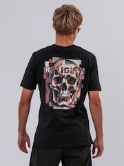 Religion Black Abstract 100% Cotton T-Shirt - Image 1 of 6