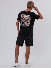 Religion Black Abstract 100% Cotton T-Shirt - Image 3 of 6