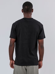 Religion Black Patch Skull 100% Cotton T-Shirt - Image 3 of 6
