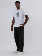 Religion White Crack Skeleton 100% Cotton T-Shirt - Image 2 of 5