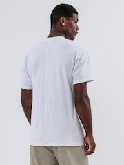 Religion White Patch Skull 100% Cotton T-Shirt - Image 3 of 6