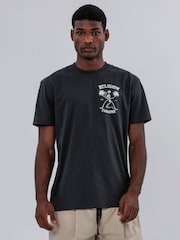 Religion Black Praying Paradise 100% Cotton T-Shirt - Image 1 of 5